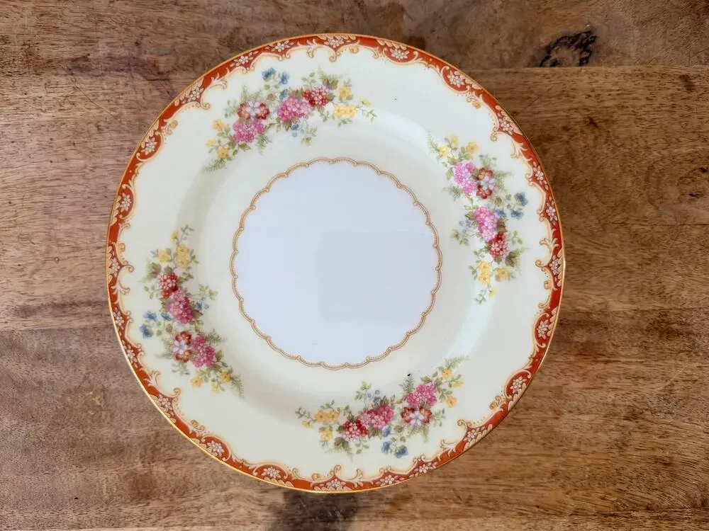 Noritake 1930s Salad Plates Art Deco 1933 Japan